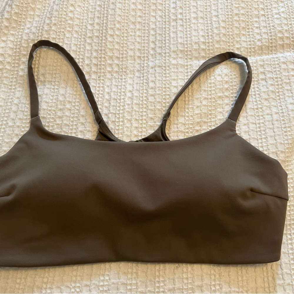 Lululemon Athletica Wunder Train Strappy Racer Bra Nomad